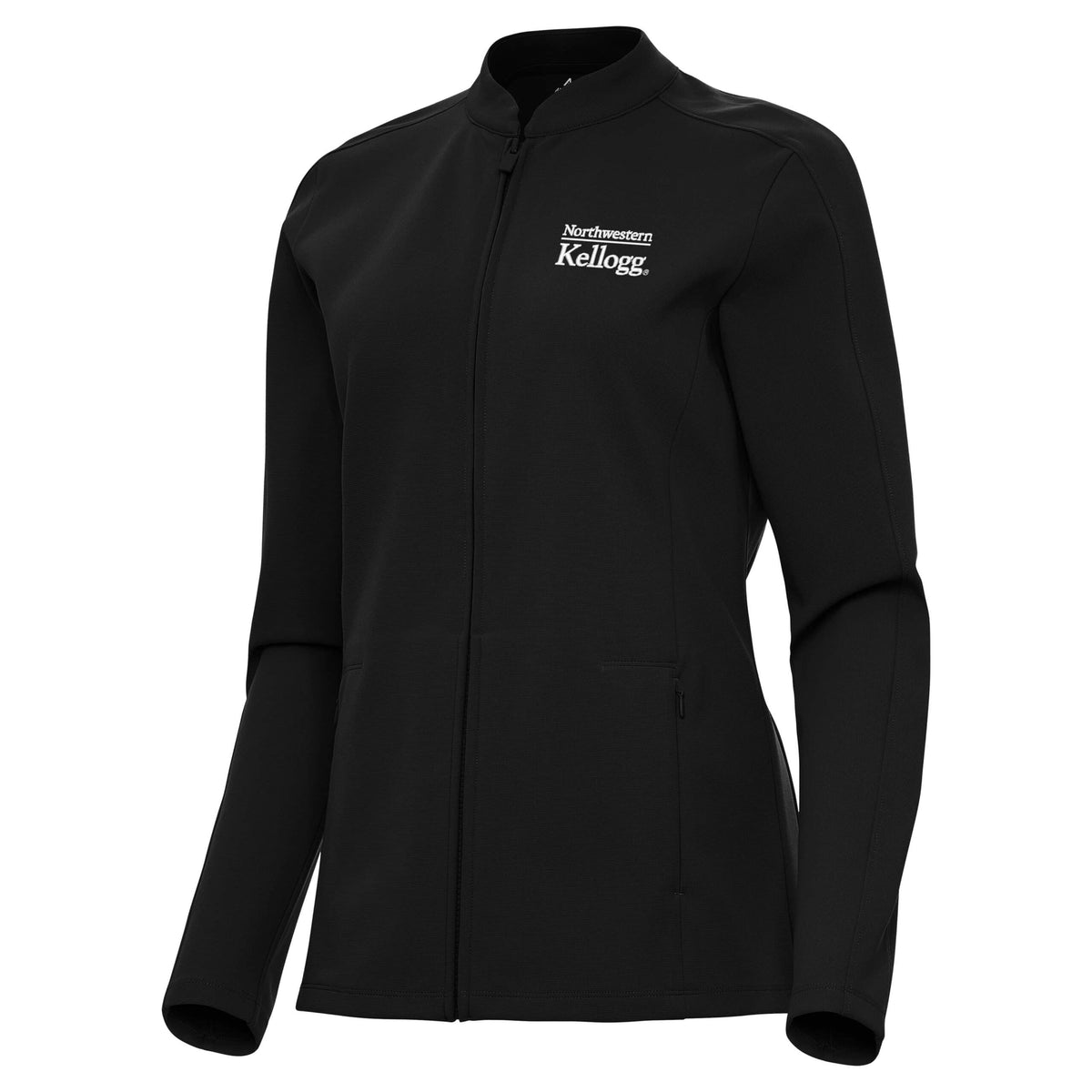 Northwestern I Kellogg Women's Antigua Regard Jacket in Black color -2