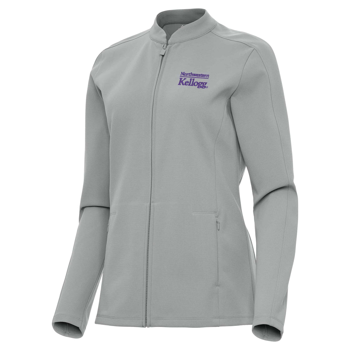 Northwestern I Kellogg Women's Antigua Regard Jacket in Skyscraper color-2