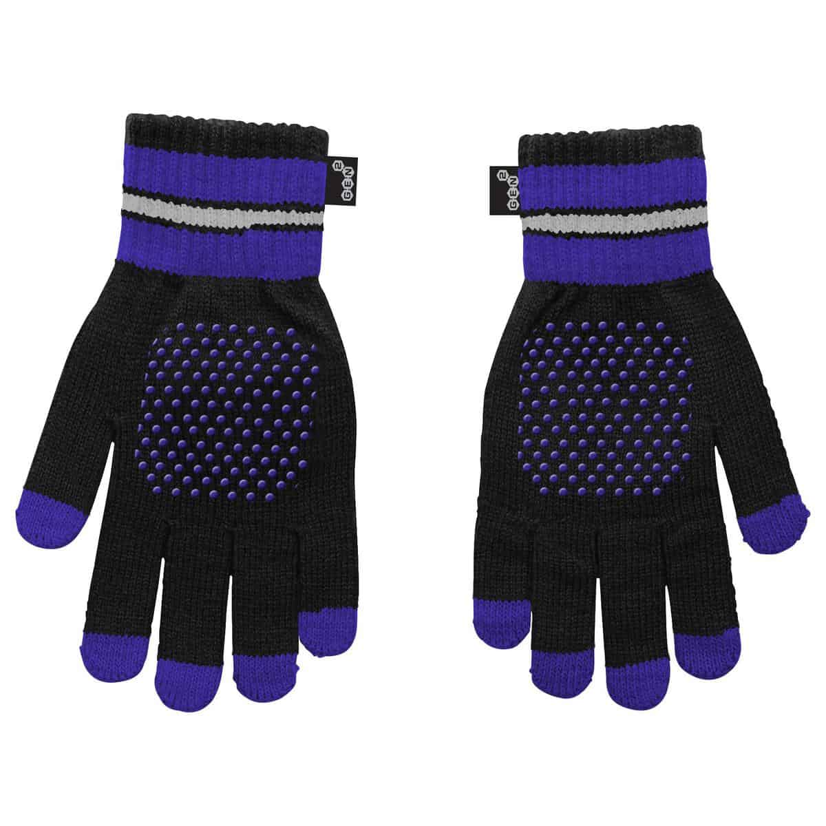 Northwestern University Wildcats Black Gloves