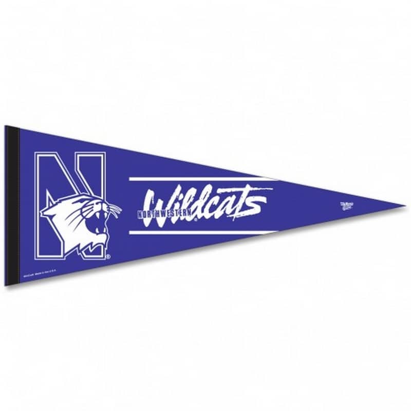 Northwestern Wildcats Premium Pennant 12" x 30"