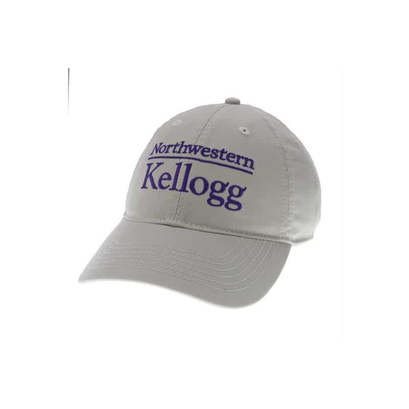 Northwestern Wildcats Legacy Unconstructed Adjustable Almond Cream Hat with Purple Kellogg Design