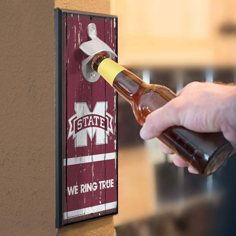 Northwestern University Wildcats Bottle Opener Wood Sign 5"X11"-3