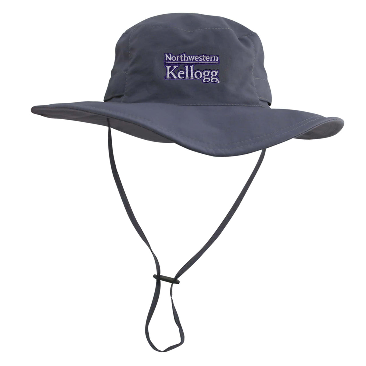 Northwestern I Kellogg LogoFit Slate Grey Outback Boonie Hat