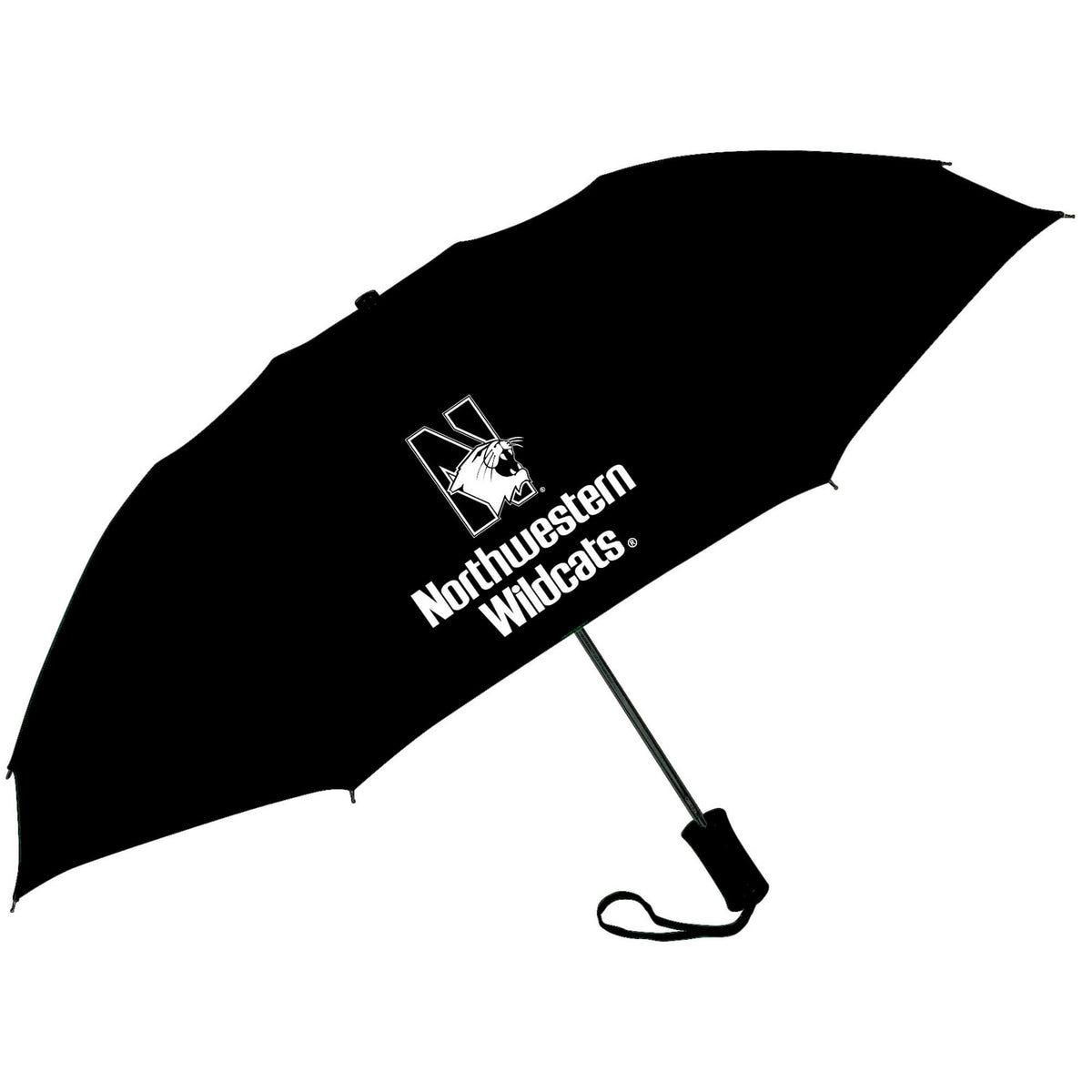 Northwestern University Wildcats 42" Classic Automatic Black Umbrella