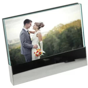 Northwestern University Wildcats Deluxe Glass and Metal Picture Frame