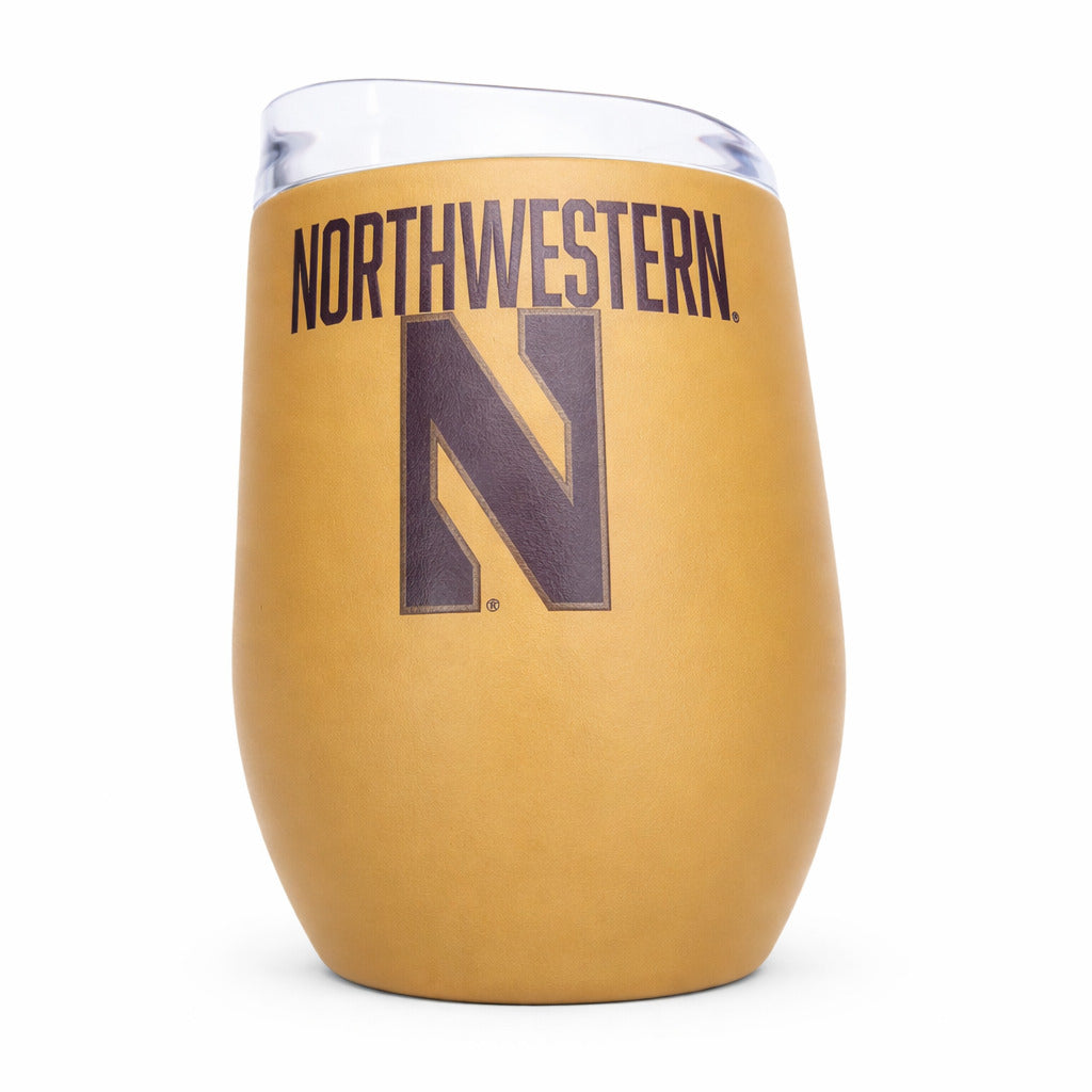 Northwestern University Wildcats 16oz Pumpkin Tonal Stainless Curved Beverage Tumbler