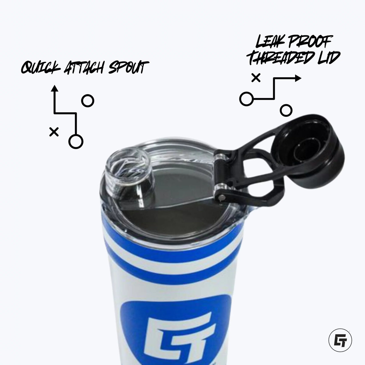 Northwestern University Wildcats Gametime Sidekicks Stainless Steel Shaker5