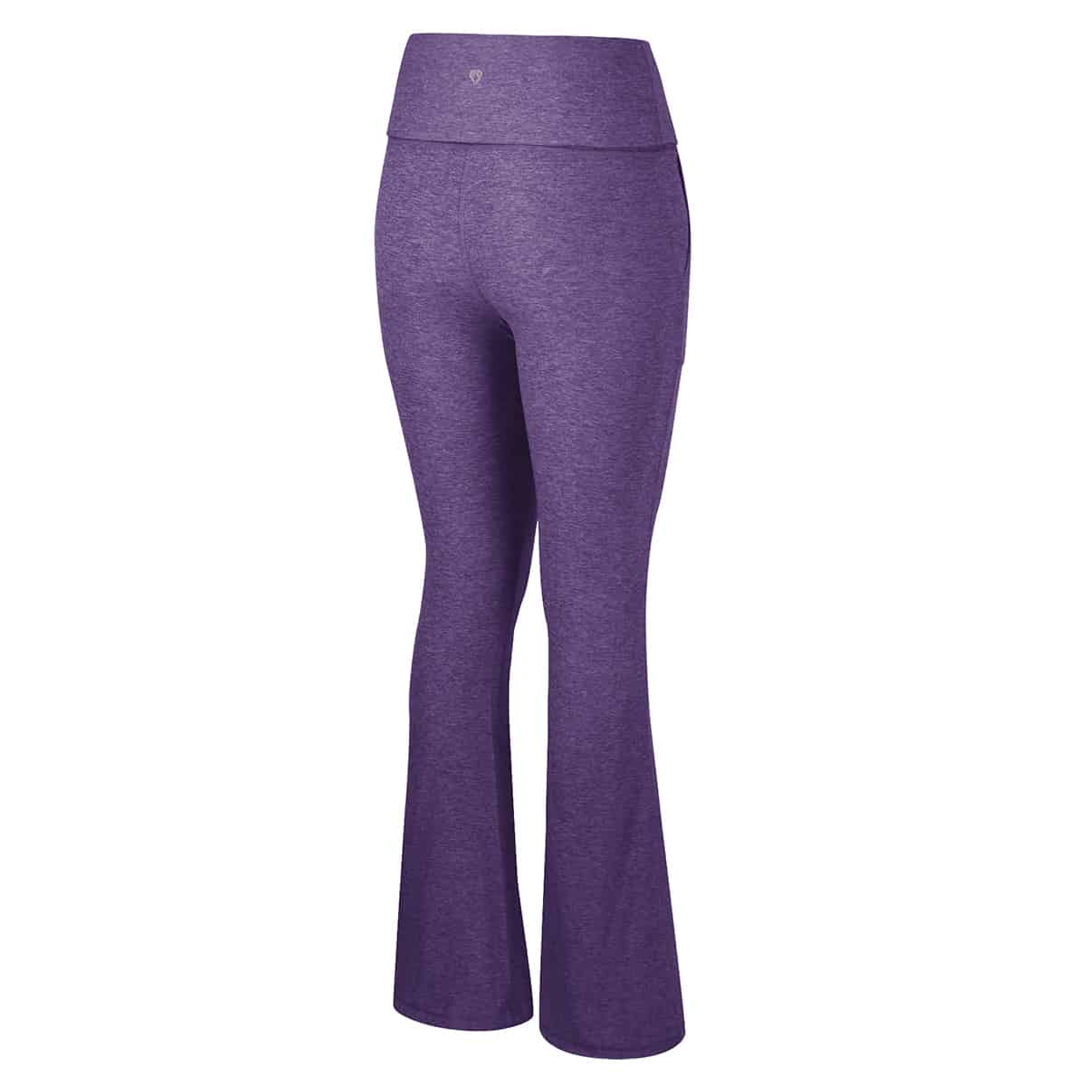 Northwestern University Wildcats Colosseum Ladies Morningside Flare Legging - Back Side