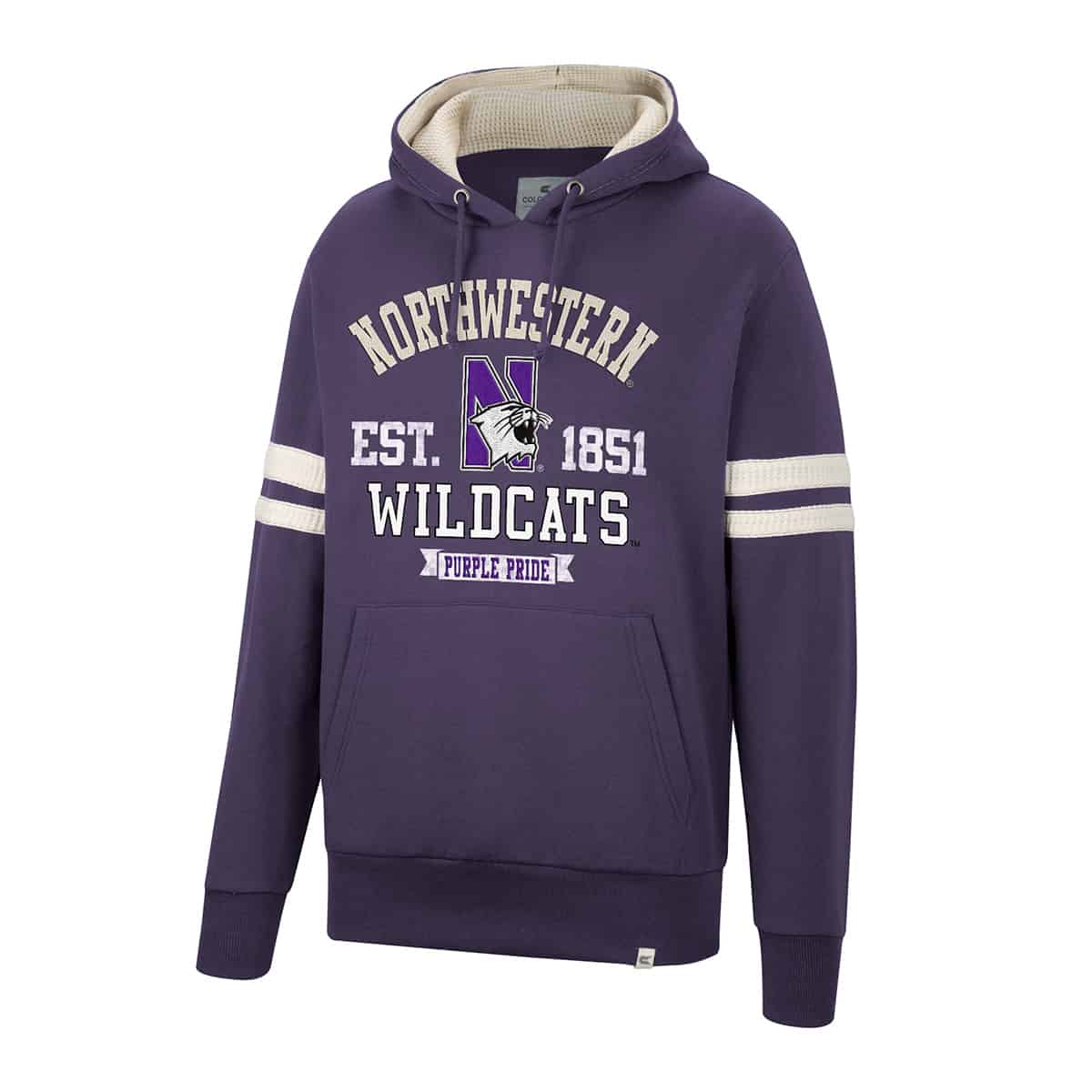 Northwestern University Wildcats Colosseum Men's O'Hooligan Pullover Hoodie