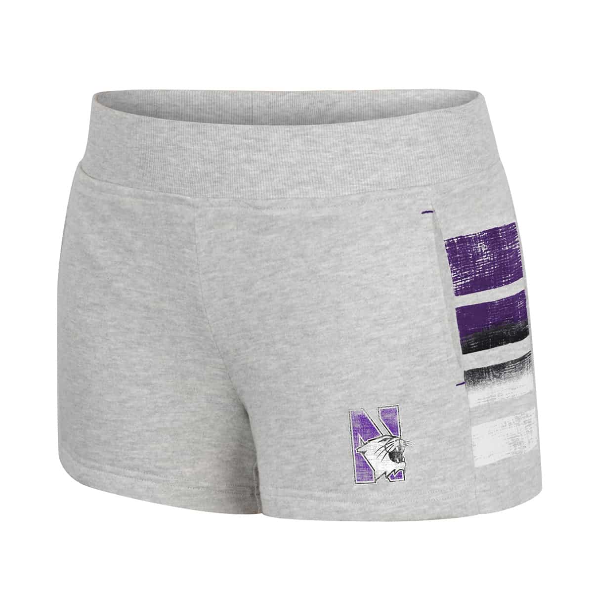 Northwestern University Wildcats Colosseum Ladies Baby-Talk Terry Short