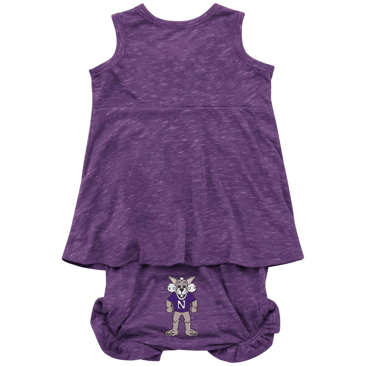 Northwestern University Wildcats Colosseum Infant Snorkasauarus Bloomer Set