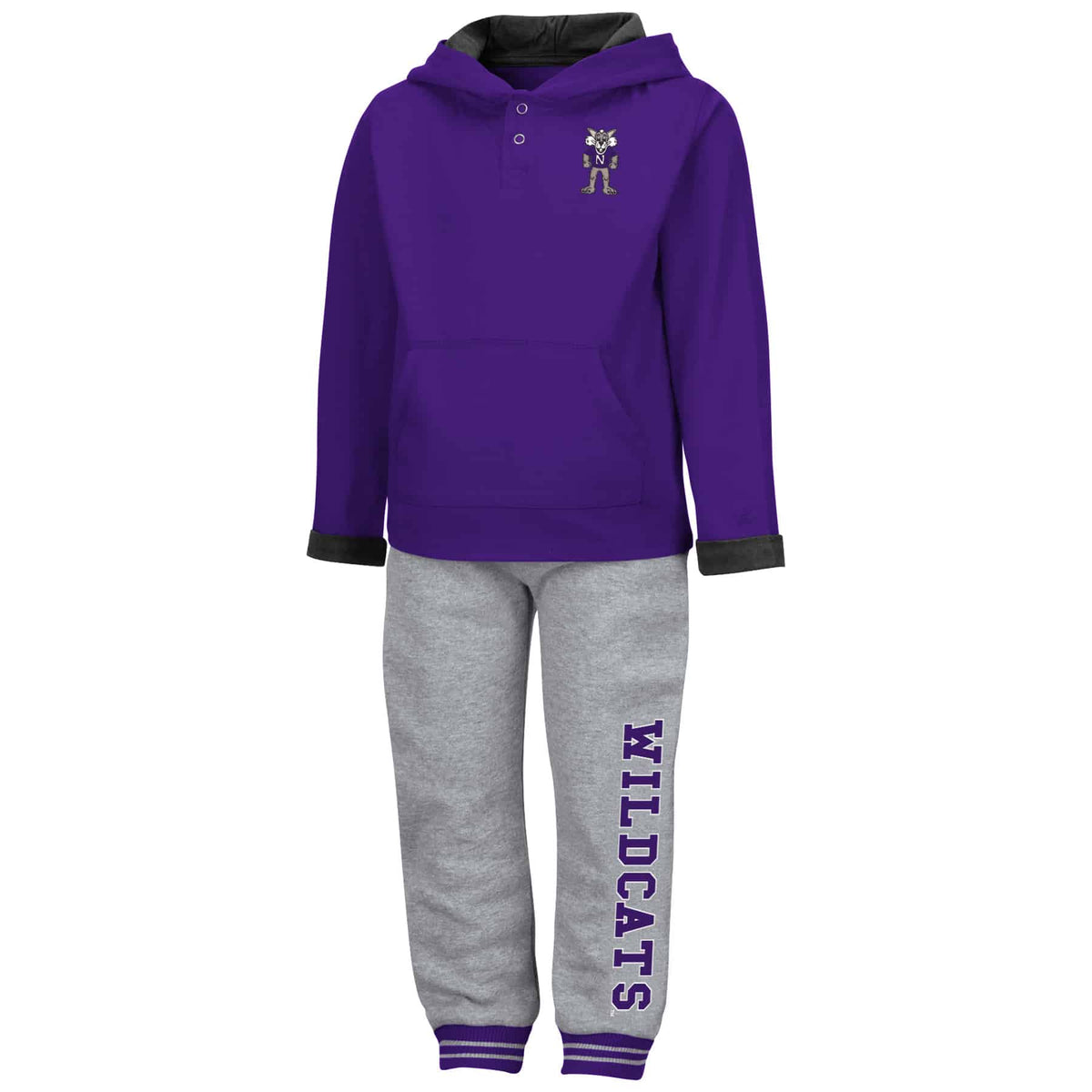 Northwestern University Wildcats Colosseum Toddler Boys Poppies Toddler Set