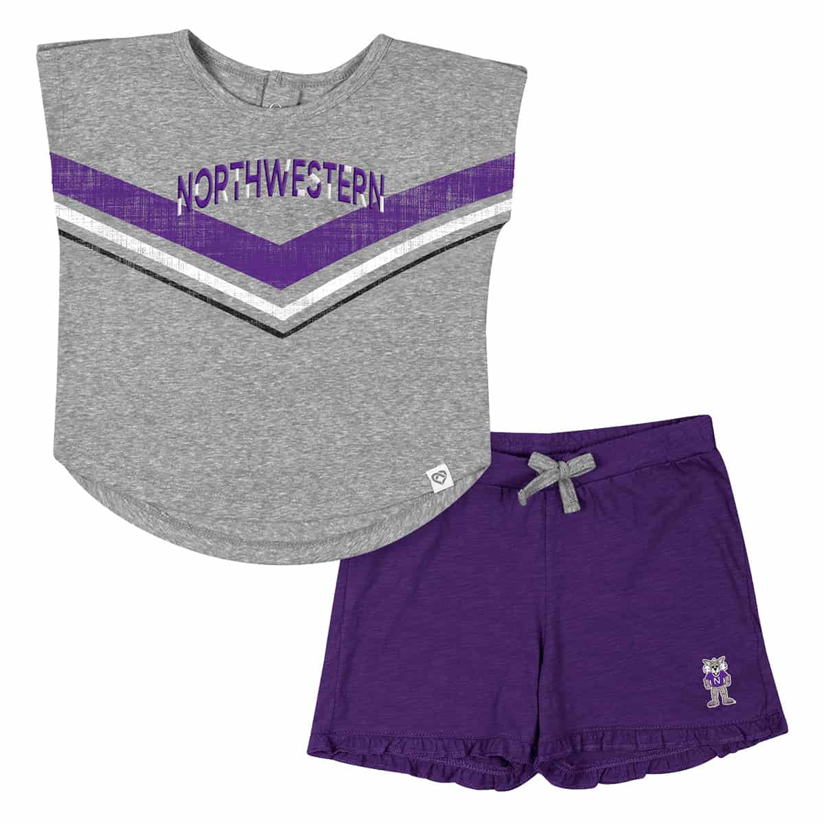 Northwestern University Wildcats Colosseum Toddler Girls Snowball Set