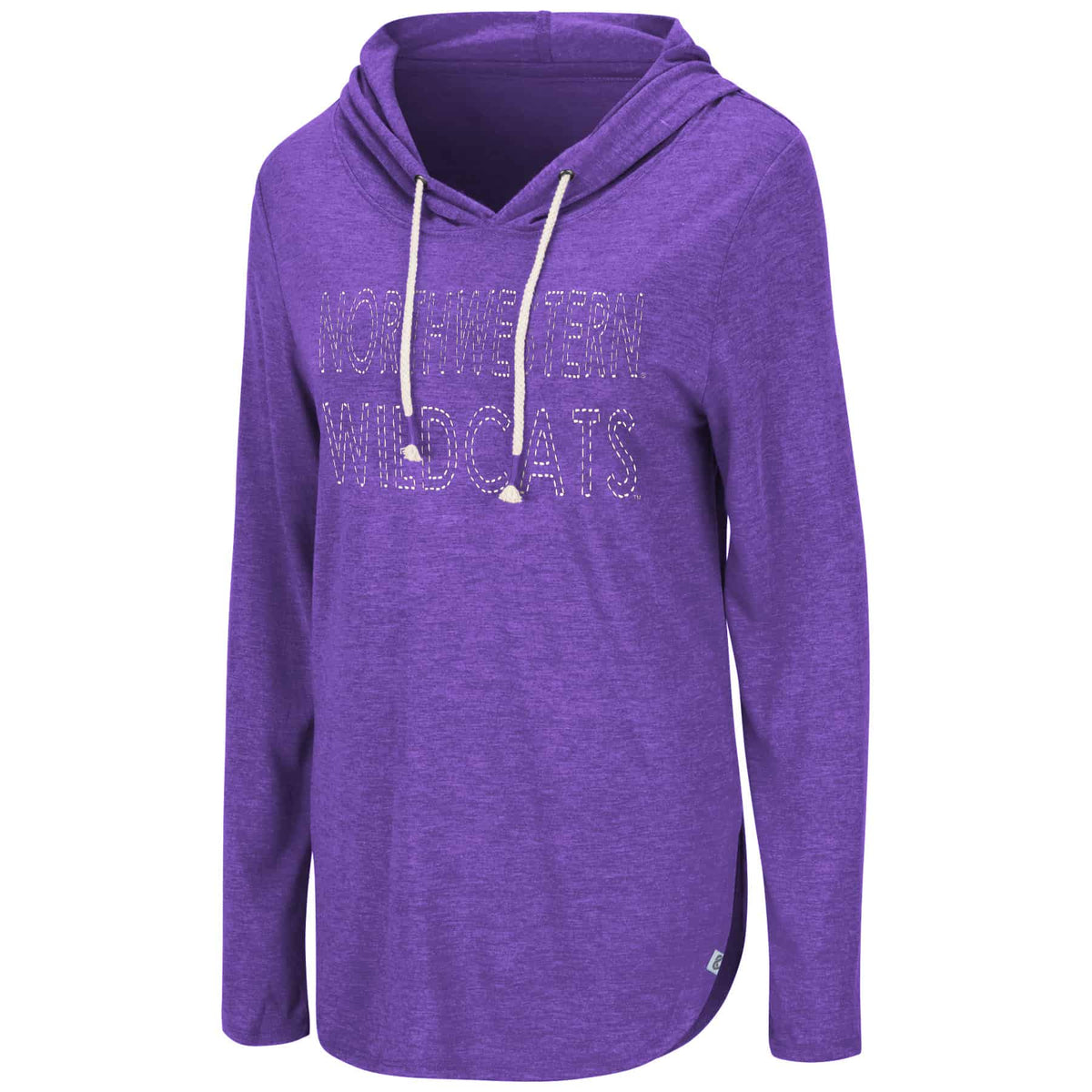 Northwestern University Wildcats Colosseum Ladies Callamezzo L/S Hooded Tee