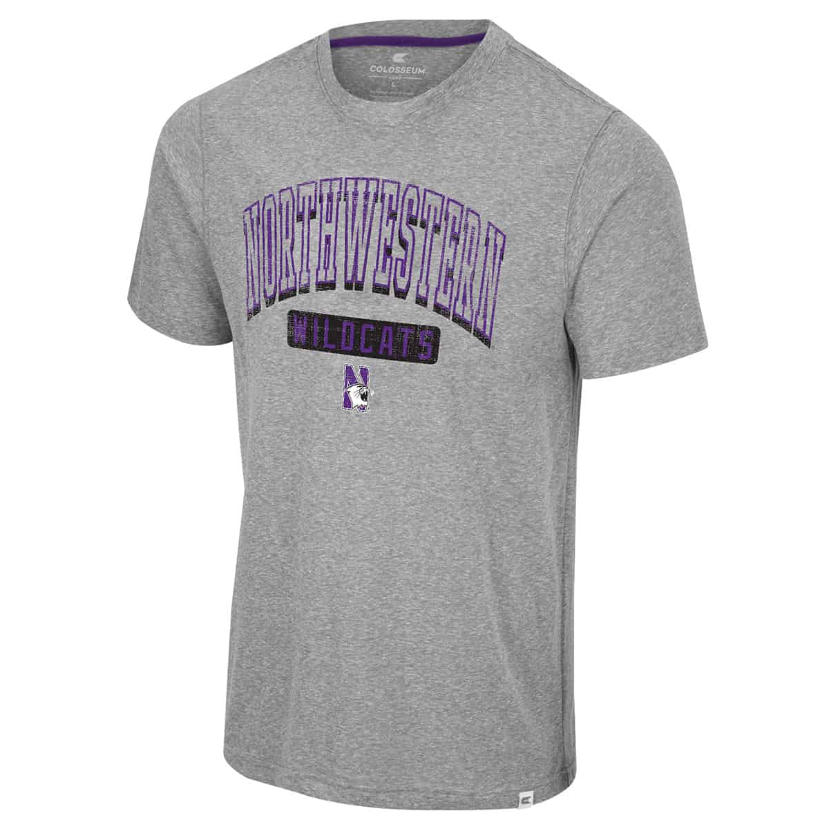 Northwestern University Wildcats Colosseum Men's Yeah, You Blend S/S Tee