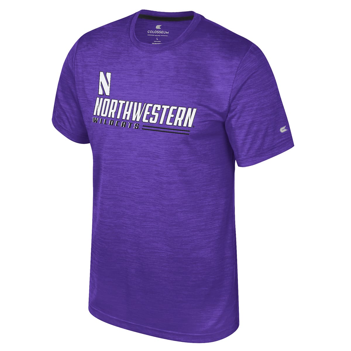 Northwestern University Wildcats Colosseum Men's Langmore Purple S/S Tee