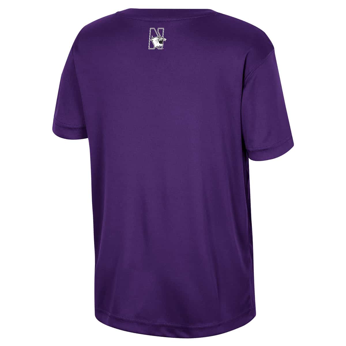 Northwestern University Wildcats Colosseum Youth Boys Duke S/S Tee - Back Side