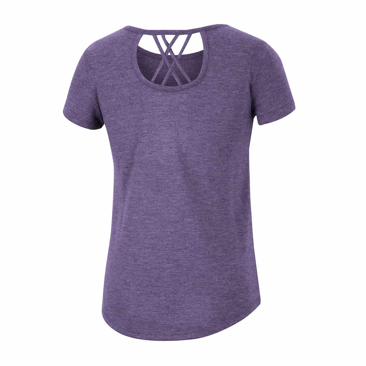 Northwestern University Wildcats Colosseum Girls Love To Laugh Strappy Tee - Back Side