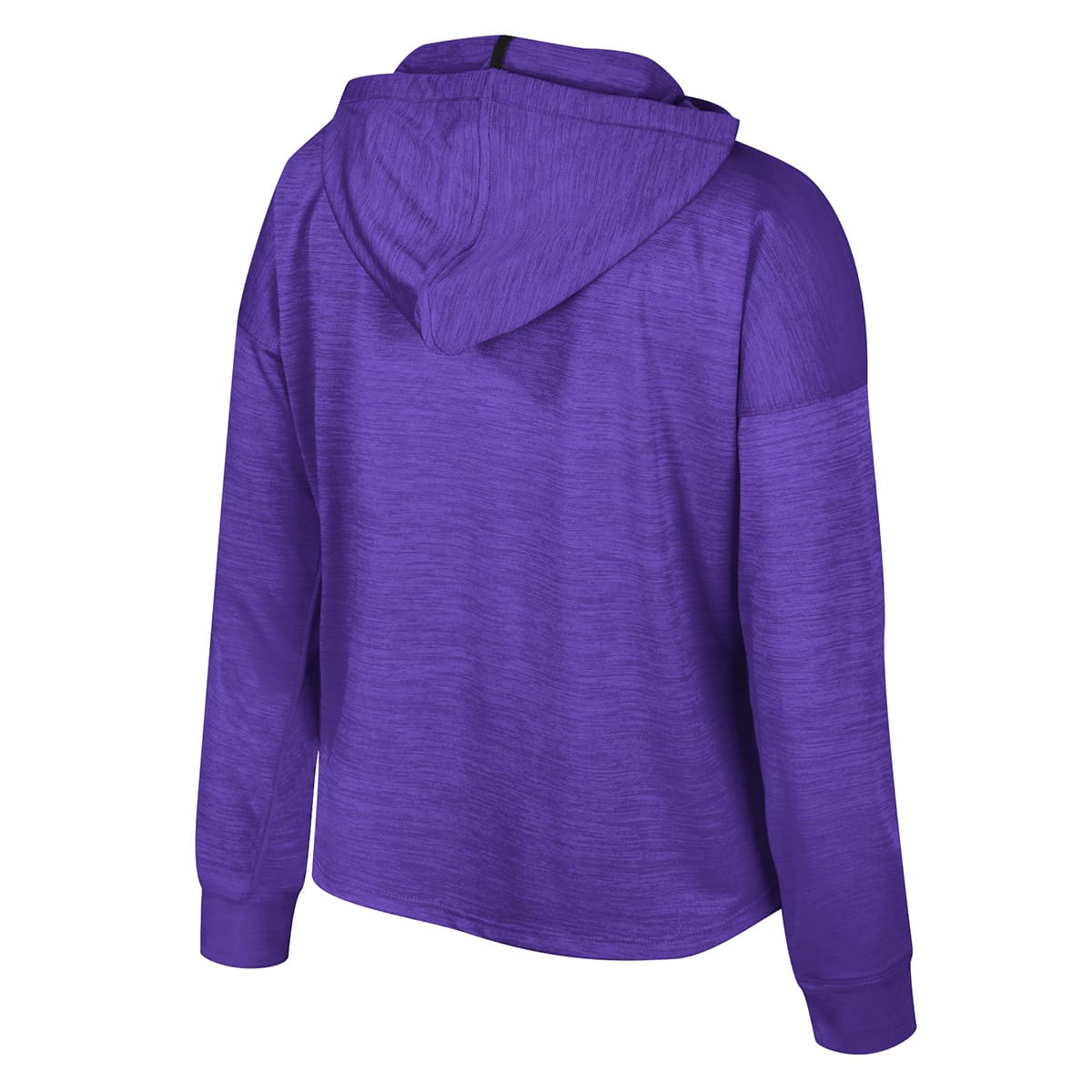 Northwestern University Wildcats Colosseum Ladies Marina Purple Hooded Windshirt-Back