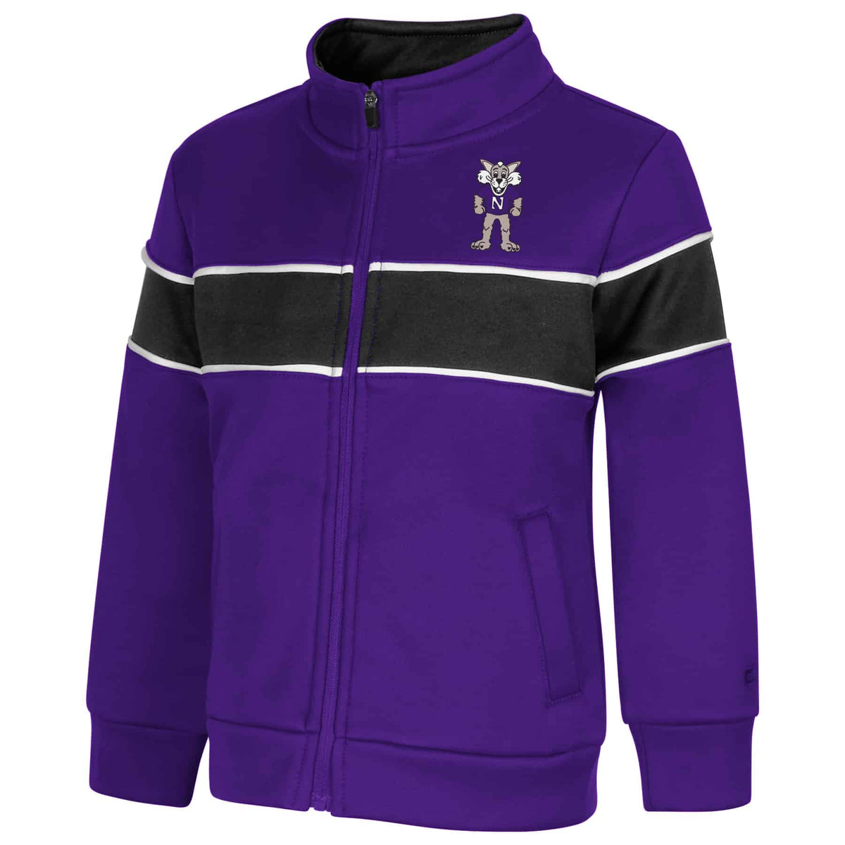 Northwestern University Wildcats Colosseum Toddler Boys Tinman Full Zip Track Jacket