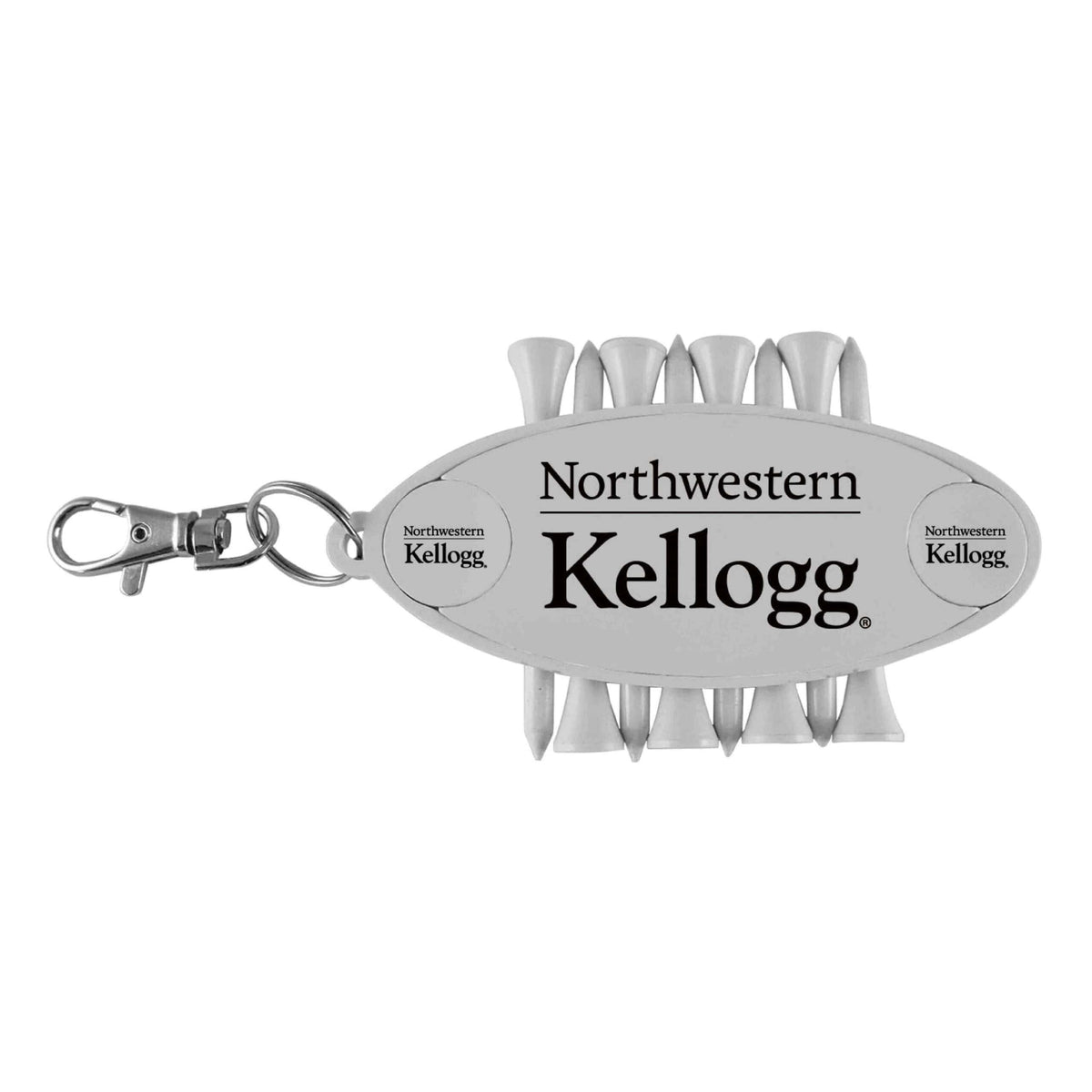 Northwestern I Kellogg Caddy Bag Tag