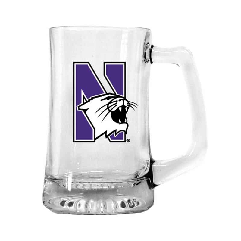 Northwestern University Wildcats 25 oz. Large Sport Mug With Multi Color N-Cat Design