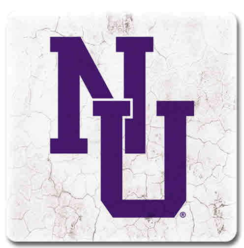 Northwestern University Wildcats Ceramic Coaster #1
