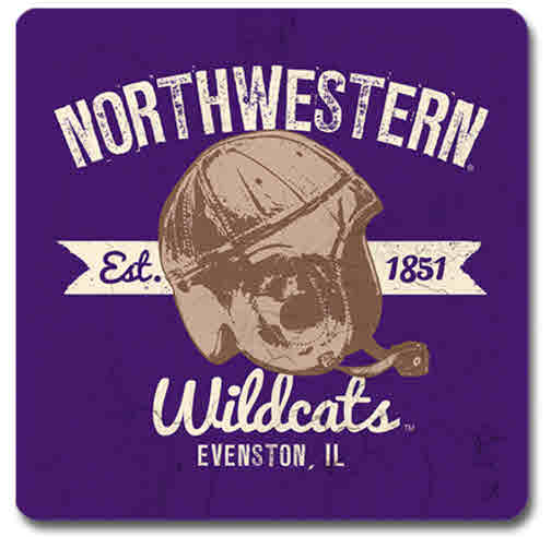 Northwestern University Wildcats Ceramic Coaster #4