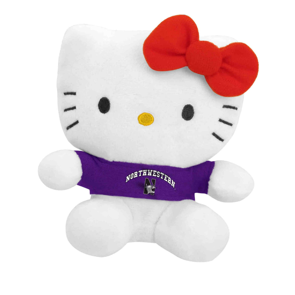 Northwestern University Wildcats 20" Hello Kitty Plush
