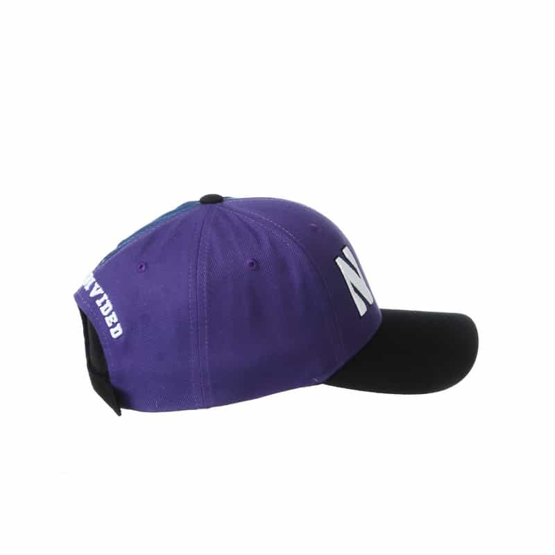 Northwestern University Wildcats House Divided Hat with Syracuse Orange
