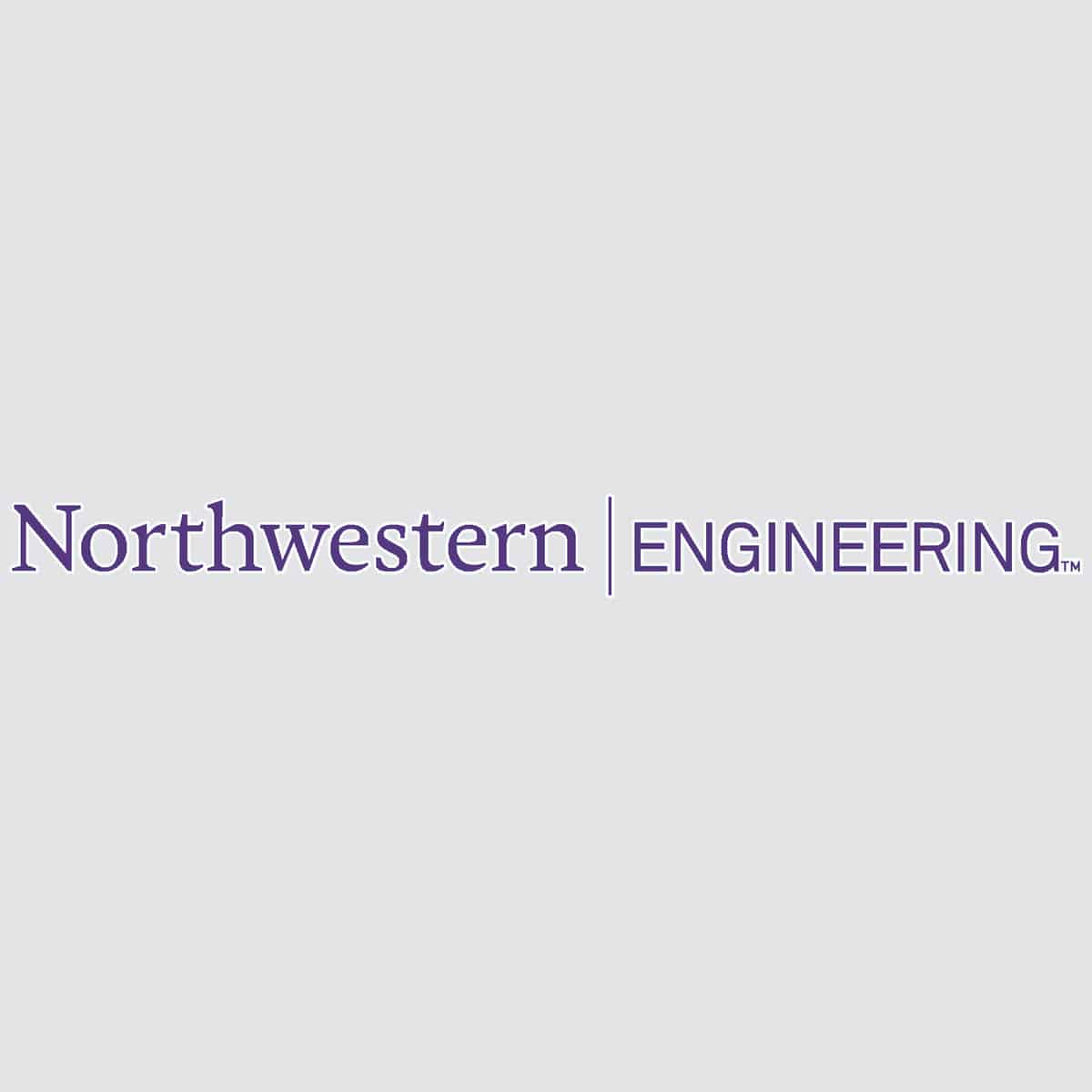 Northwestern University Wildcats McCormick School of Engineering Outside Application Decal Side by Side Design-1