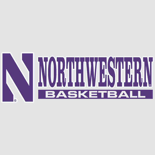 Northwestern University Wildcats Basketball Outside Application Decal-2