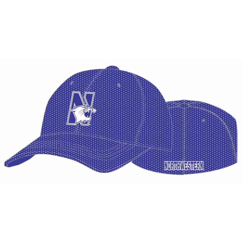 Northwestern Wildcats Purple Flexfit Mesh Hat