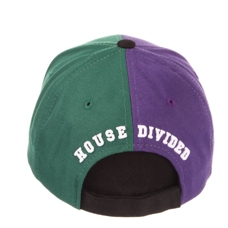 Northwestern University Wildcats House Divided Hat with Dartmouth Big Green