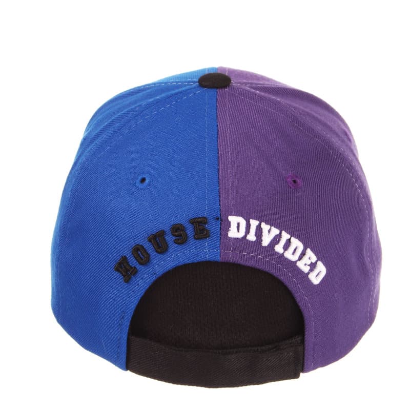 Northwestern University Wildcats House Divided Hat with Kansas Jayhawks