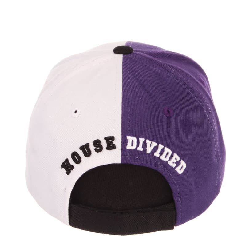 Northwestern University Wildcats House Divided Hat with NYU Violets