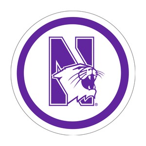 Northwestern University Wildcats 7" Paper Plates