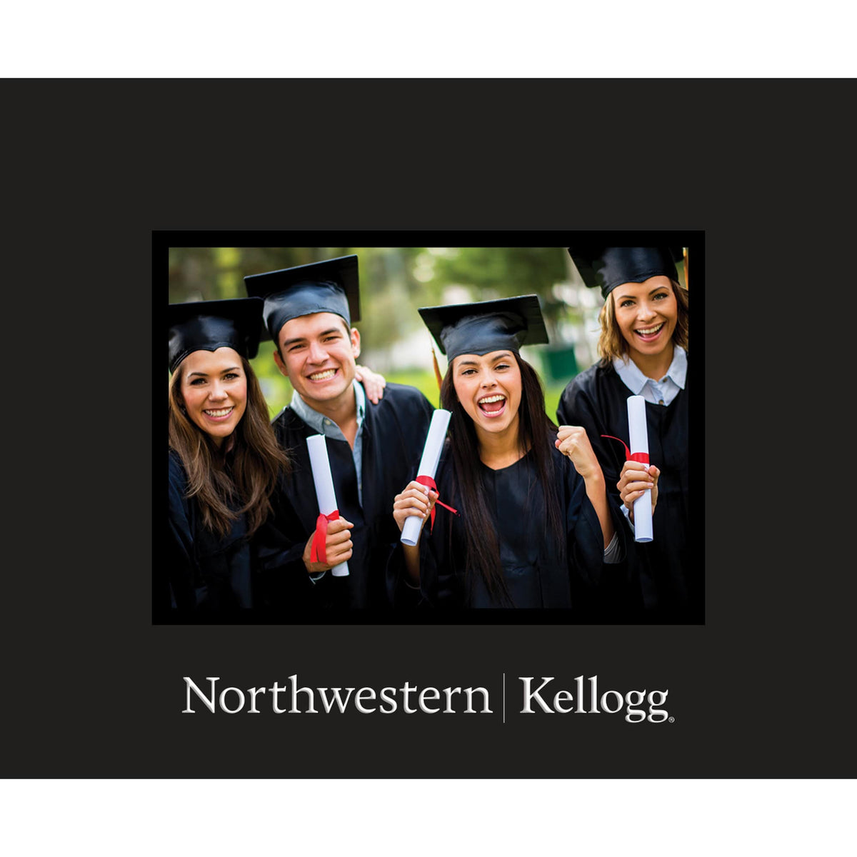Northwestern | Kellogg Expo Black Spectrum Horizontal Photo Frame 5"X7"