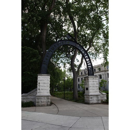 Northwestern Wildcats Postcard Weber Arch NU0016