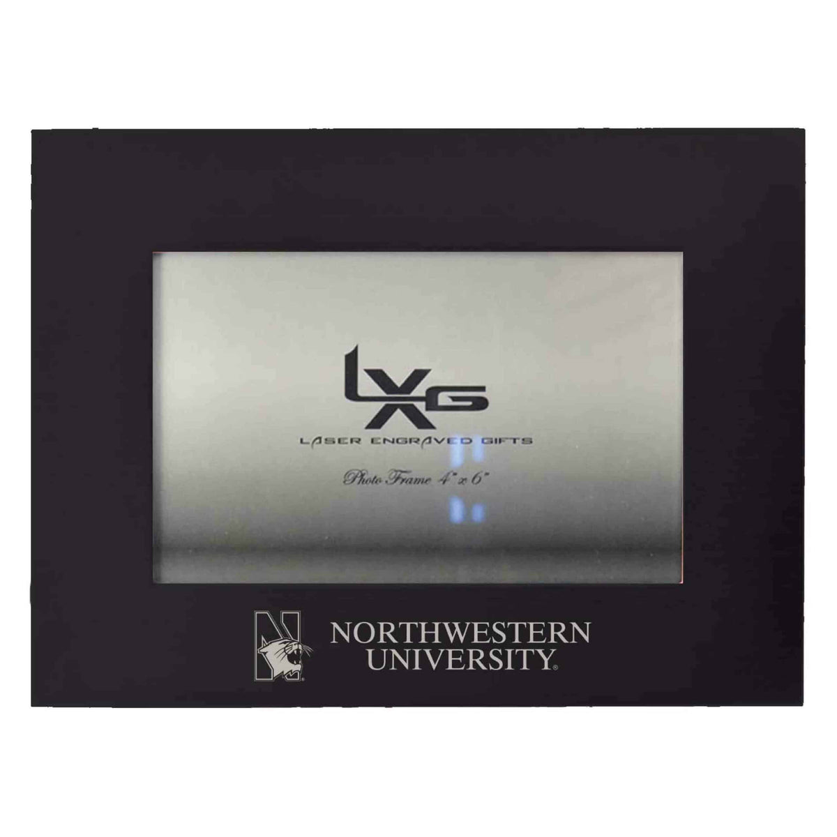 Northwestern University Wildcats Black Metal 4x6 Horizontal Picture Frame