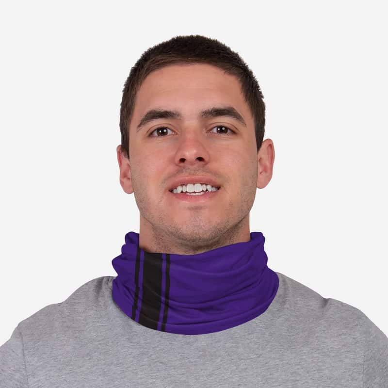 Northwestern Wildcats On-Field Sideline Logo Gaiter Scarf-3