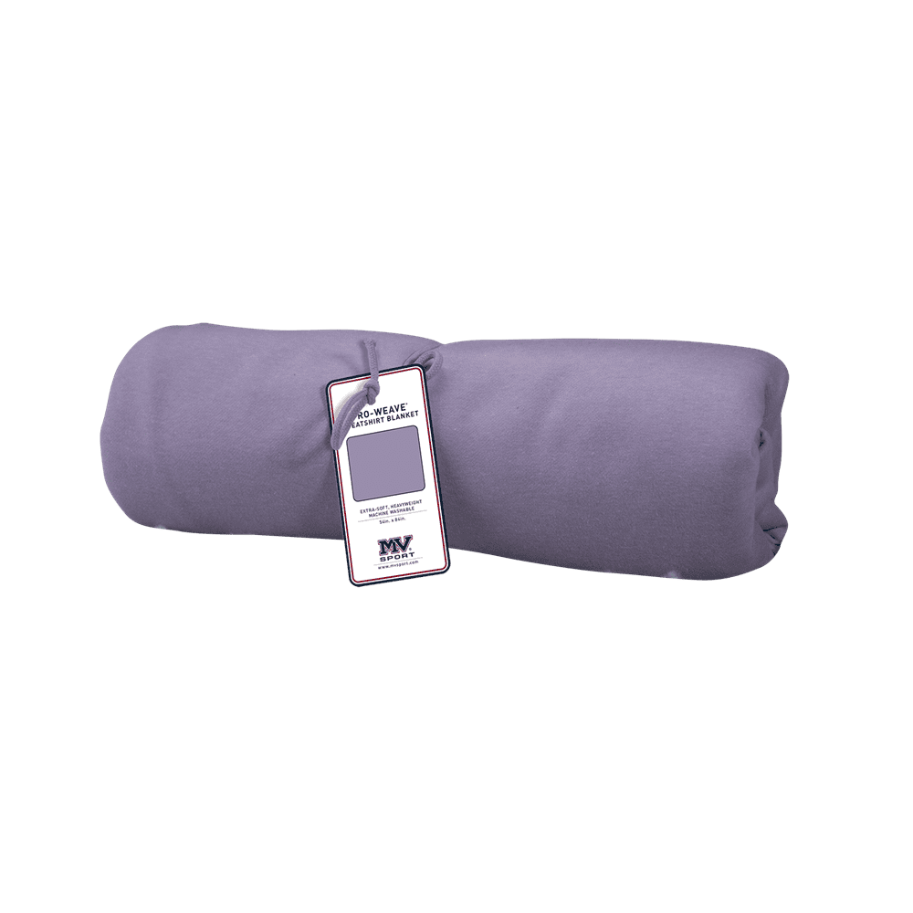 Northwestern University Wildcats Stardust Lavender Pro-Weave® Sweatshirt Blanket -2