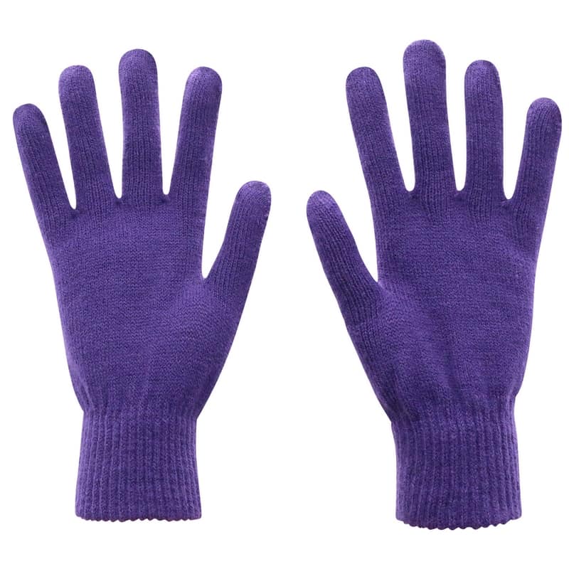 Northwestern University Wildcats Purple Knit Gloves -Inside