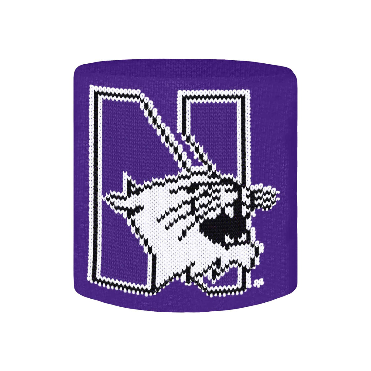 Northwestern University Wildcats Purple Athletic Knit Sweatband / Wristband