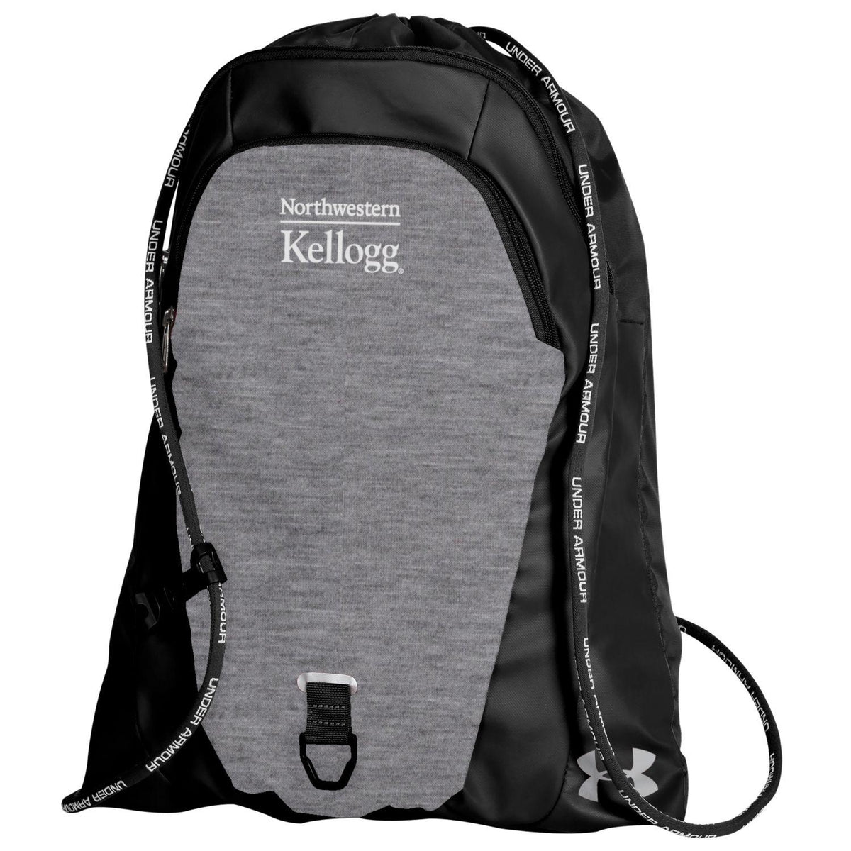 Northwestern I Kellogg Under Armour Pitch Grey Novelty Undeniable Sackpack 2.0