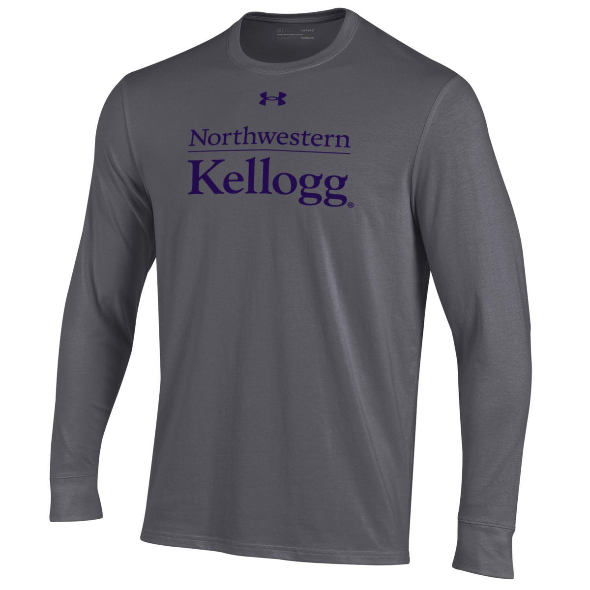 Kellogg Men's Carbon Heather Performance Cotton Long Sleeve Tee