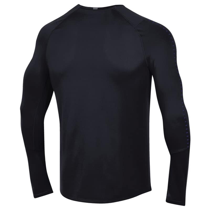 Northwestern University Wildcats Youth Under Armour Sideline Black Raid Long Sleeve Tee -2