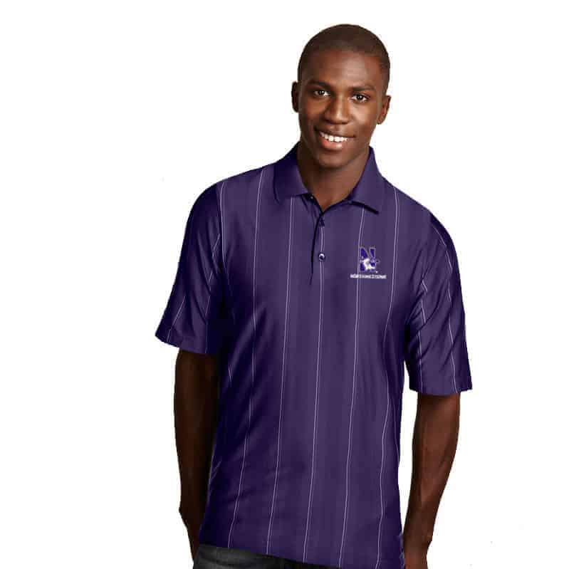 Northwestern Widcats Antigua Men's Polo Shirt SERIES 100533