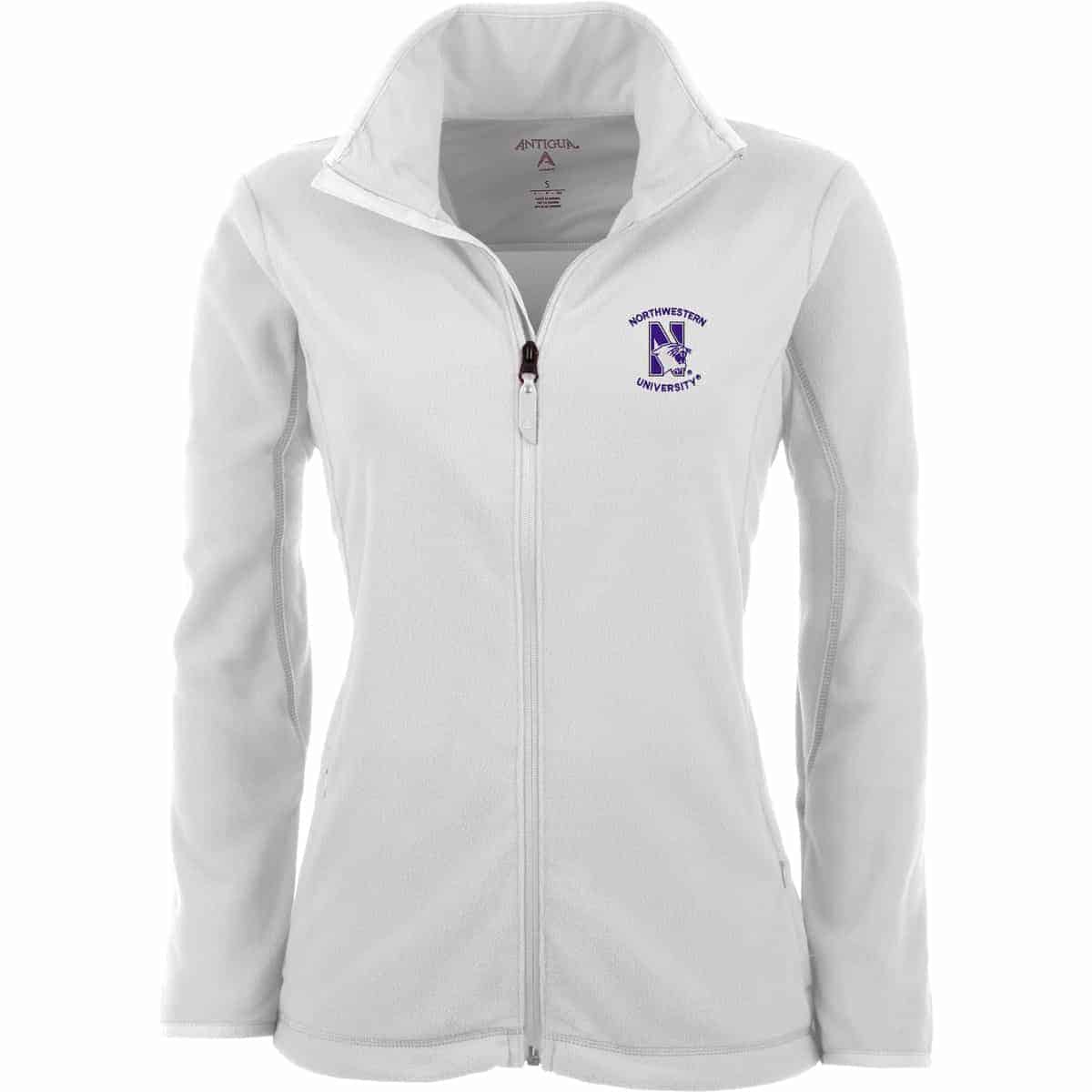 Northwestern Widcats Antigua Women's White Jacket Ice Jacket 100607
