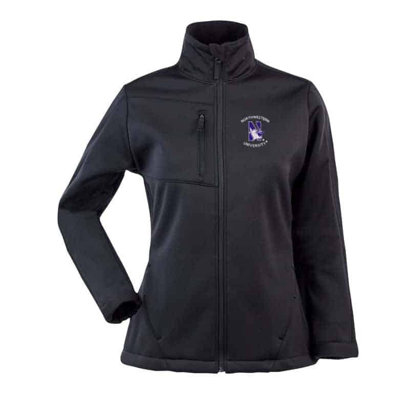 Northwestern Widcats Antigua Women's Black Jacket Women's Traverse 100389